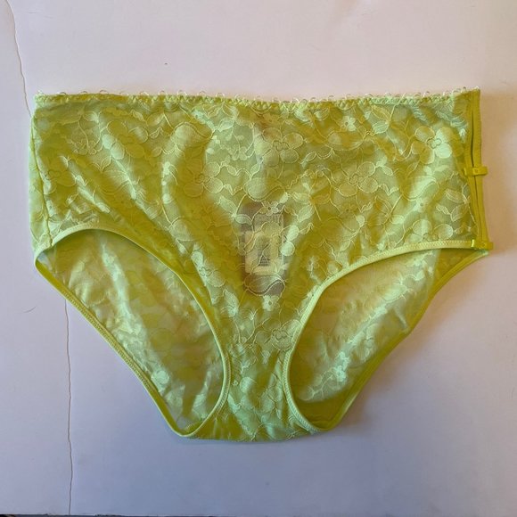 BNWT Maison Lejaby Sunny Nufit Pink Panty Set Nude Pink Yellow XXL - Picture 6 of 8